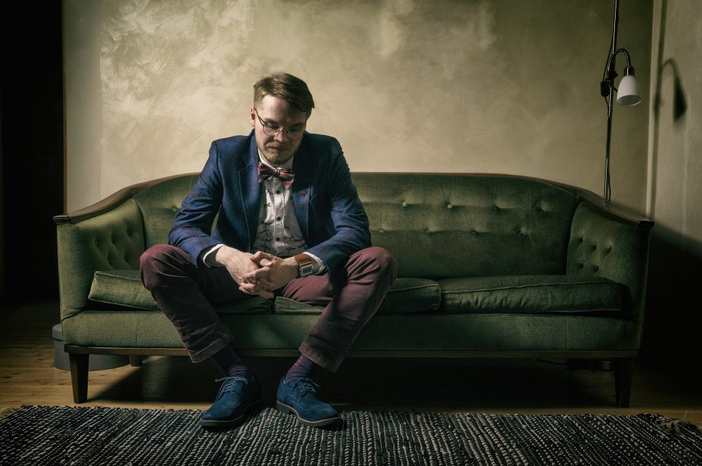 Picture of Ivo sitting on a couch