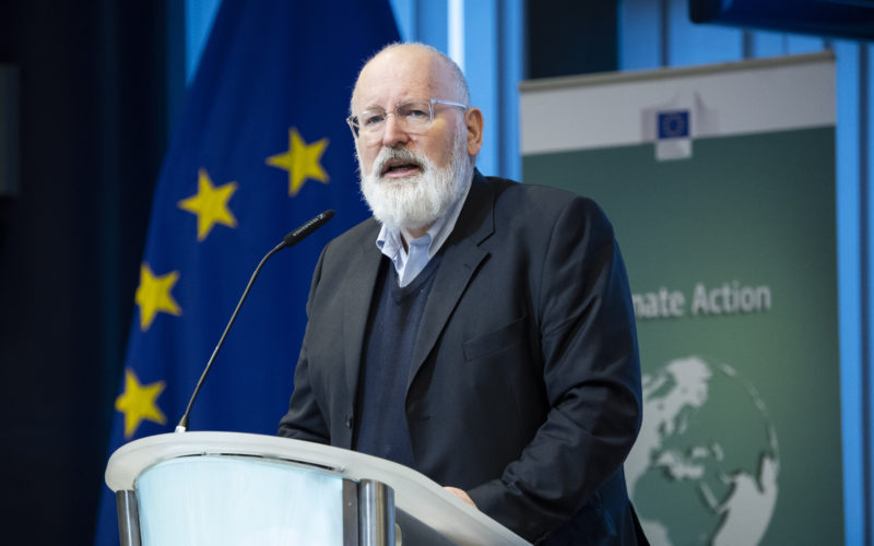 Euroopa roheleppe juhtiv asepresident Frans Timmermans